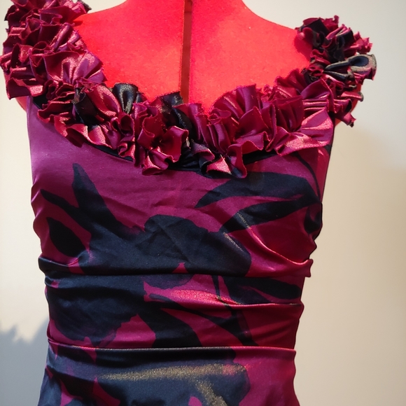 NWT Le Chateau Floral Print Cocktail Dress - Picture 3 of 9